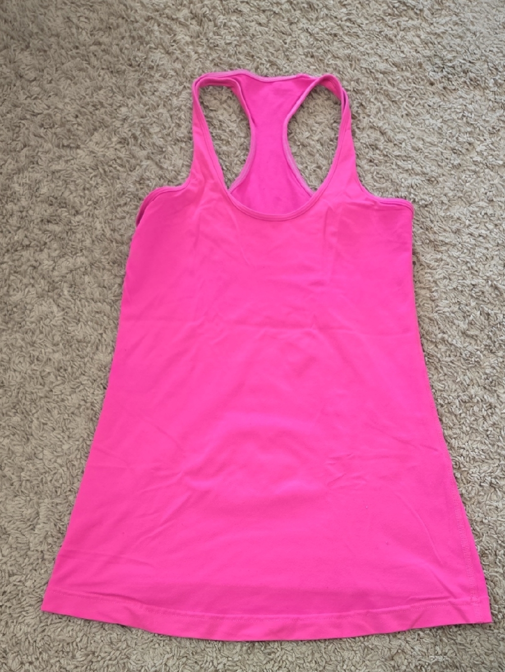 lululemon athletica Neon Pink Racerback Tank